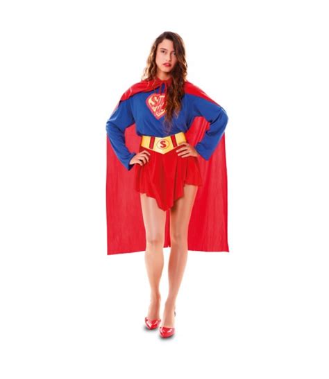 Disfraz De Superwoman Para Mujer Envío En 24h