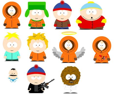 South Park Characters By Spidey2099 On Deviantart