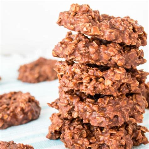Chocolate Oatmeal No Bake Cookies Without Peanut Butter