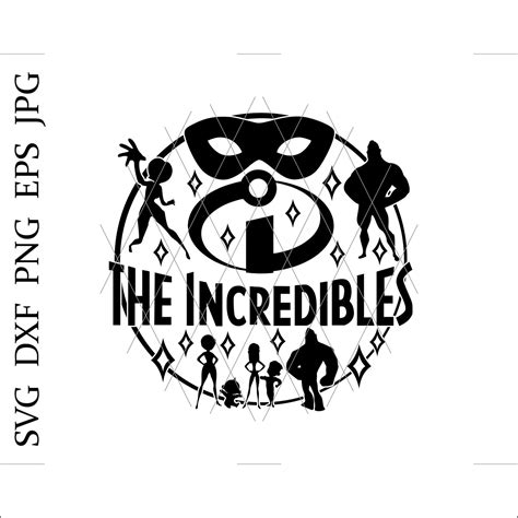 The Incredibles Svgincredibles Svg Clipart Incredibles Etsy