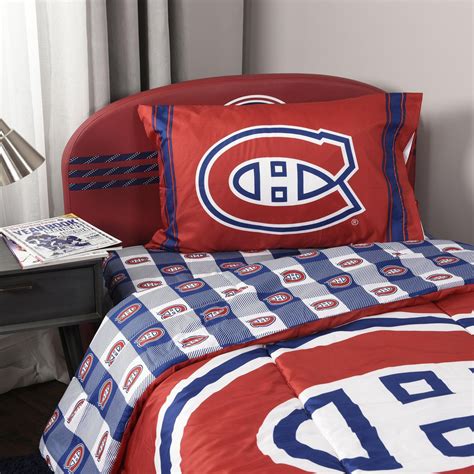 Home complete bedding set kids bedding sets comforter sets. NHL Montreal Canadiens 4-Piece Twin Bedding Set | Walmart ...
