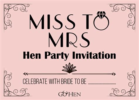 Hen Party Invitations Funky And Retro Hen Invites