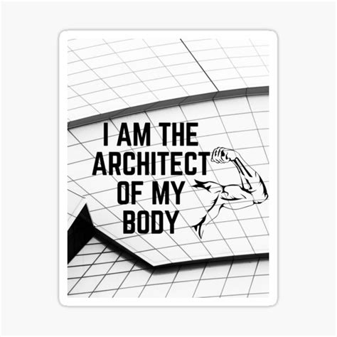 Body Architect Sticker By Bodaiashi Redbubble