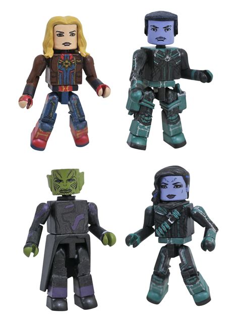 Diamond Select Toys Reveals Captain Marvel Minimates Previews World