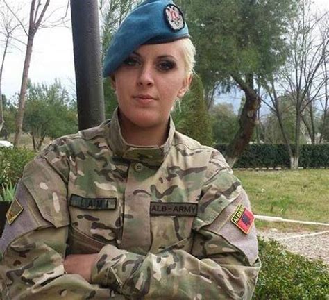 Albanian Solider Nato Forces Military Women Army Women Military Girl