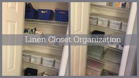 Reorganize Your Home Linen Closet Youtube