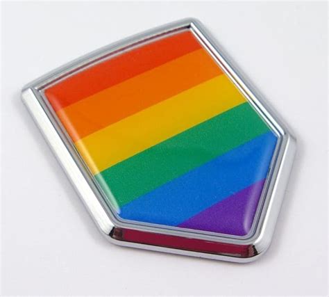 Amazon Car Chrome Decals Pride Decal Gay Lesbian Chrome Emblem
