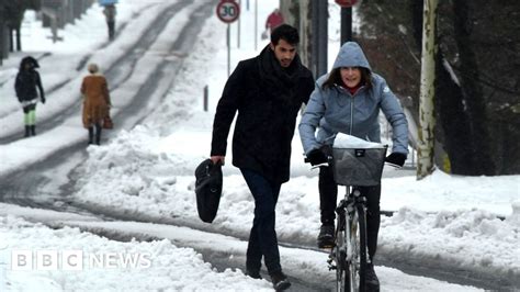 Snow In Europe Deadly Winter Storm Brings Chaos Bbc News