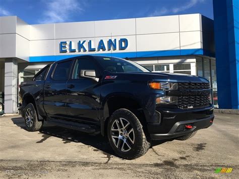 2019 Northsky Blue Metallic Chevrolet Silverado 1500 Custom Z71 Trail