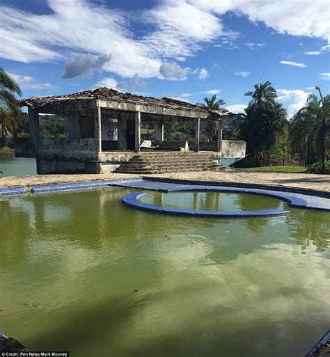 Pablo Escobars Ruined Mansion Is Now A Paintball Venue Daily Mail Online