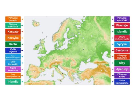 Mapa Europy Poziom Rysunek Z Opisami My Xxx Hot Girl
