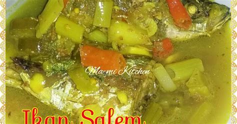Rasanya begitu khas dan nikmat. Resep Ikan Salem Asam Kuning oleh Mami Kitchen - Cookpad
