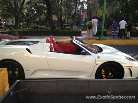 With ferrari f430 spider, superficial details of when and for how much is likely to bea bit of a blur. White Ferrari F430 Spider