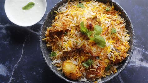 Chicken Dum Biryani Recipe Hyderabadi Style Flavours Of My Kitchen