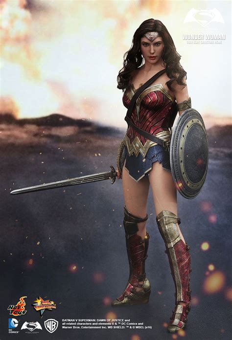 Action Figure Mulher Maravilha Wonder Woman Batman Vs Superman Mms Escala Hot Toys