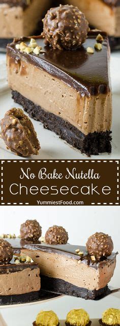 No Bake Nutella Cheesecake Viral Food Recipes