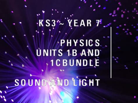 Sound And Light Ks3 Bundle Year 7 Teaching Resources