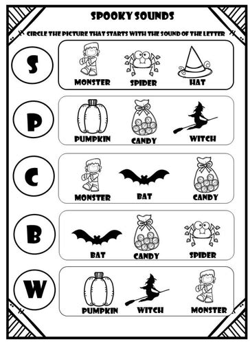 Halloween Phonics Freebie Teaching Resources