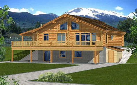 Log Cabin House Plan 2 Bedrooms 3 Bath 2875 Sq Ft Plan 34 139