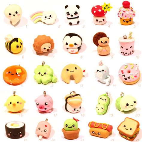 Look At This Little Thing Xodonnalove Kawaii Polymer Clay Charms