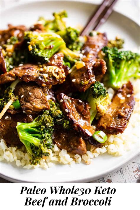 Paleo Beef And Broccoli Stir Fry Whole30 Keto