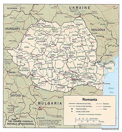 Maps Of Romania Detailed Map Of Romania In English Tourist Map Of