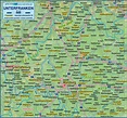 Map of Lower Franconia (Region in Germany, Bavaria) | Welt-Atlas.de