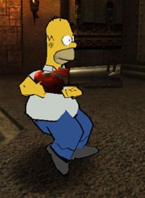Homer Skin For Quake 3 The Simpsons Know Your Meme