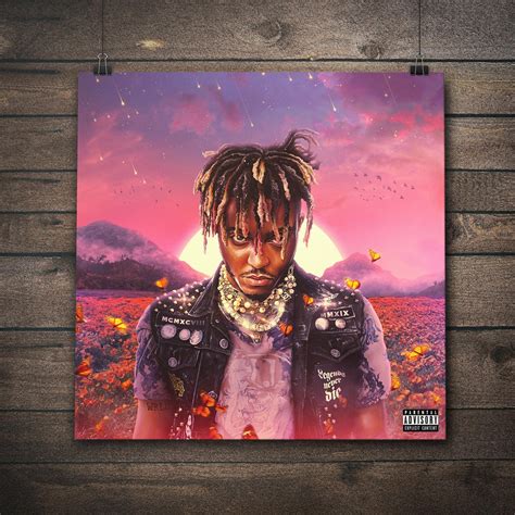 Juice Wrld Legends Never Die Canvas Poster Print On Fabric Etsy