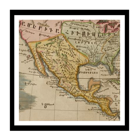Mapa Antiguo De México 1787 En Armenio Mapoteca
