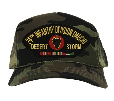 24th Infantry Division Desert Storm Camo Mesh Back Cap