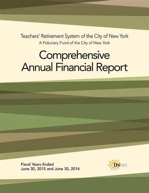 Nyc Fiduciary Funds Financial Statements Office Of The New York City