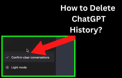 How To Delete Chatgpt Chat History