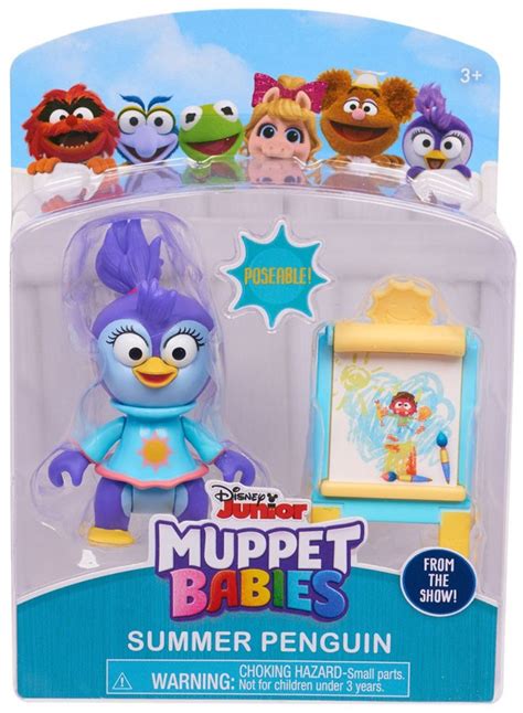 Disney Junior Muppet Babies Summer Penguin Exclusive Poseable Action