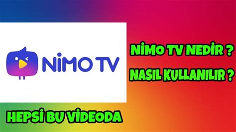 Nİmo Tv Nedİr Nİmo Tv Canli Yayin AÇma Nimo Tv 2023 Youtube