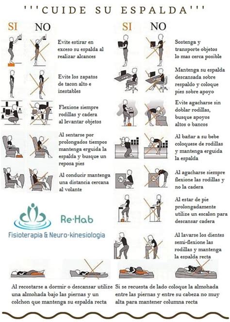 Medidas De Higiene Postural Para La Columna Vertebral Actualizado