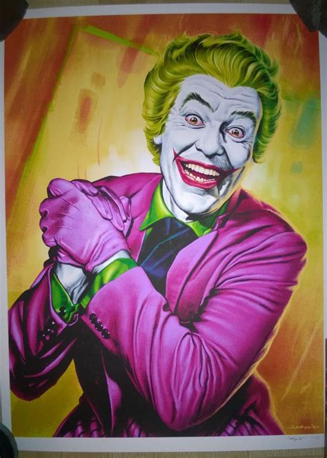 SDCC Mondo Limited Signed The Joker By Jason Edmiston EBay Joker Art Batman Poster