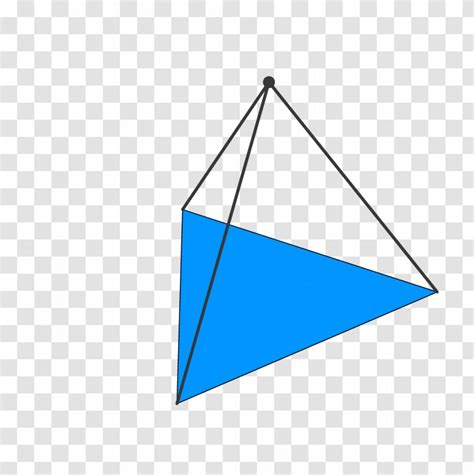 Triangle Pyramid Tetrahedron Geometry Transparent Png