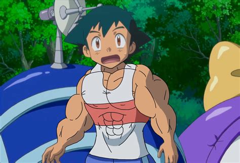 Another Buff Ash Male Muscle Edit By Ducklover4072 On Deviantart