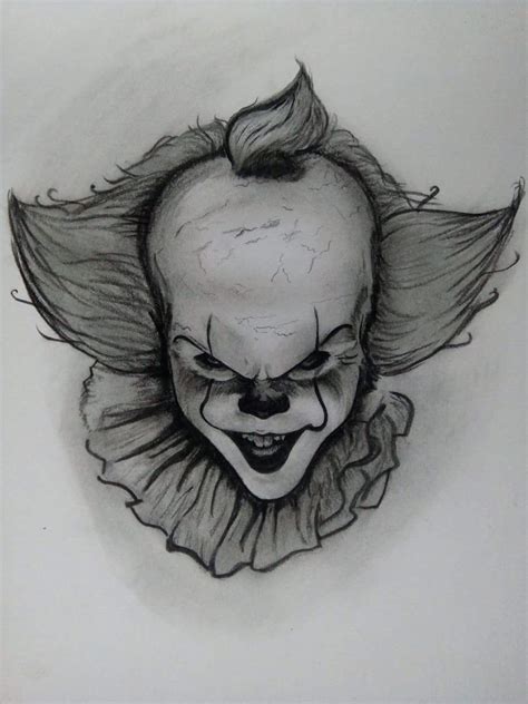 Tekening Killer Clown Tekening Killer Clown Tekeningen Sten Images The Best Porn Website