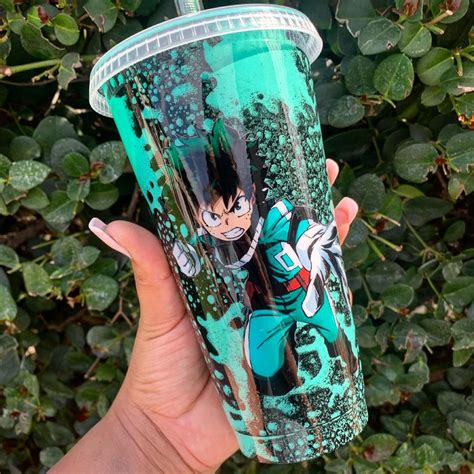 Deku My Hero Academia Anime Starbucks Cup Etsy