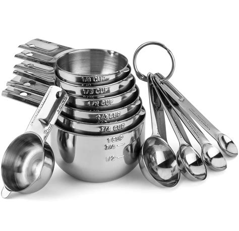 Stainless Steel Measuring Cups Set 6 Pcs Hudson Essentials