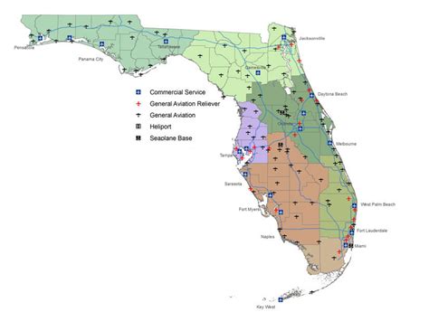 Airports Map Florida Zip Code Map