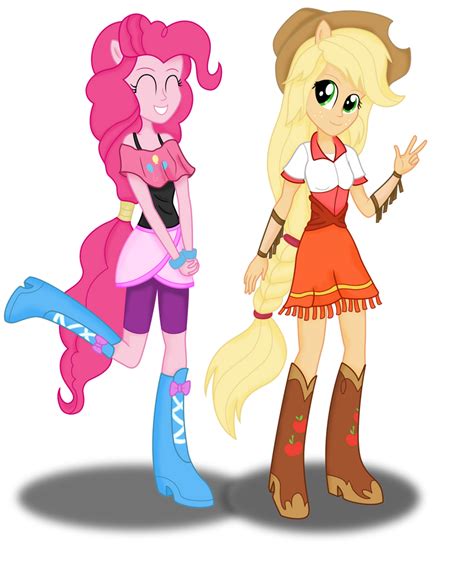 Pinkie And Applejack By DeannaPhantom On DeviantArt