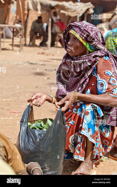 In The Town Of Djibo In Northern Burkina Faso An Elderly Fulani Woman