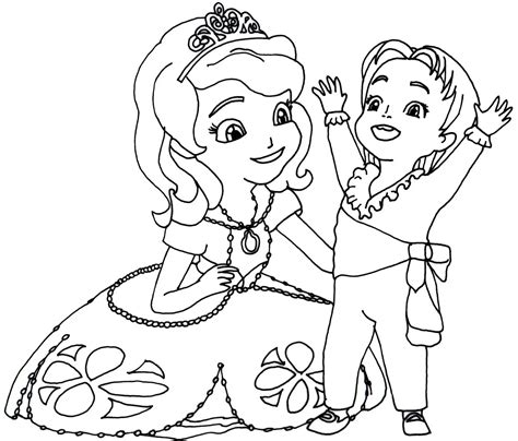Dibujos De Ninos Juegos Para Pintar Princesas Sofia Dibujos De Colorear