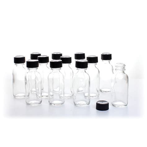 1 Oz Glass Bottles Set Of 12 Oil Bottling Supplies African Business