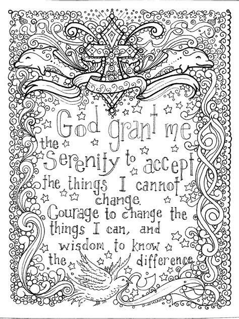 Prayer Inspirational Adult Coloring Pages