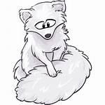 Fox Arctic Penguin Cartoon Tame Icon Polar
