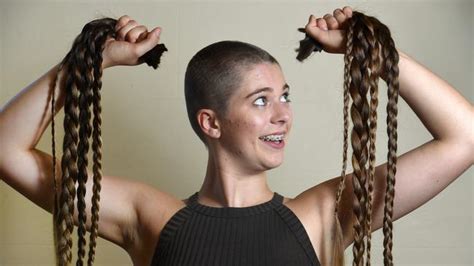 Worlds Greatest Shave Teen Shaves Off Metre Long Hair For Research